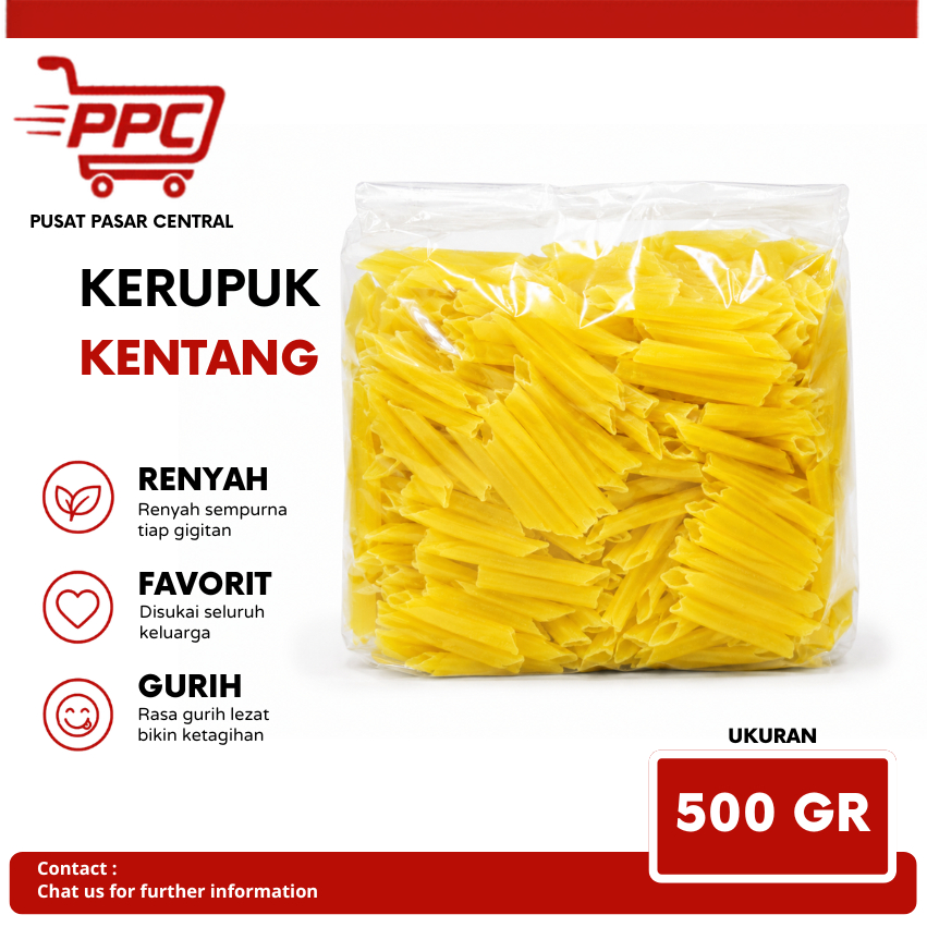 Kerupuk Kentang / Kerupuk Pipa