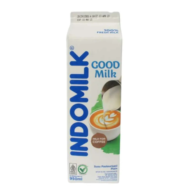 Indomilk Good Milk For Coffee Susu Pasteurisasi Freshmilk 1 L - YukFresh
