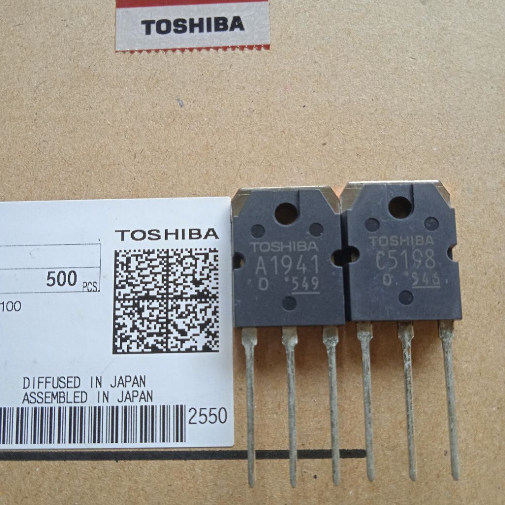 TOSHIBA A 1941 C 5198 ORIGINAL TR TOSHIBA  ASSEMBLY JAPAN ORI