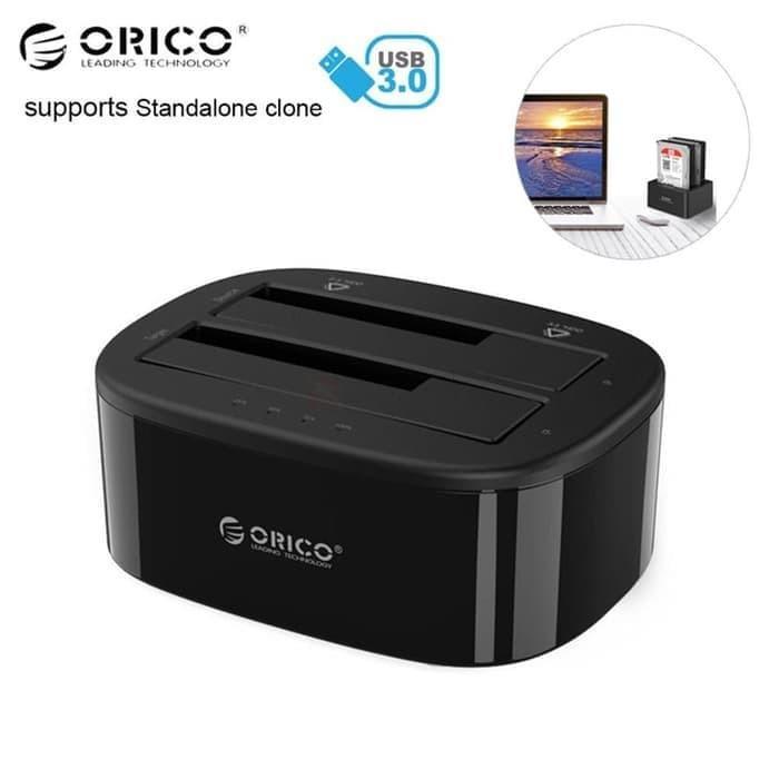 Station Docking Hardisk ORICO 6228US3-C HDD Dual Bay HDD With Standalone Clone