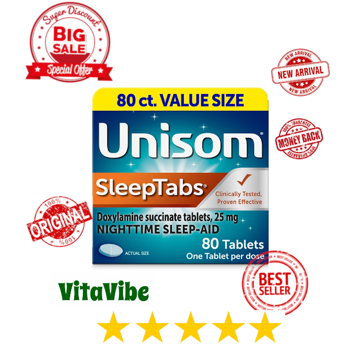 Unisom USA SleepTabs | SleepGels |Nighttime Sleep-aid | Insomnia | Sleep Aid  Doxylamine Succinate |