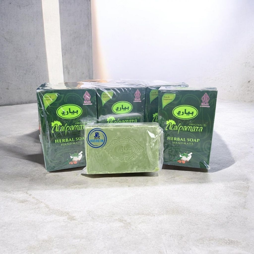 Grosir 12 & 6 pcs NALPAMARA sabun batang herbal 75 gram