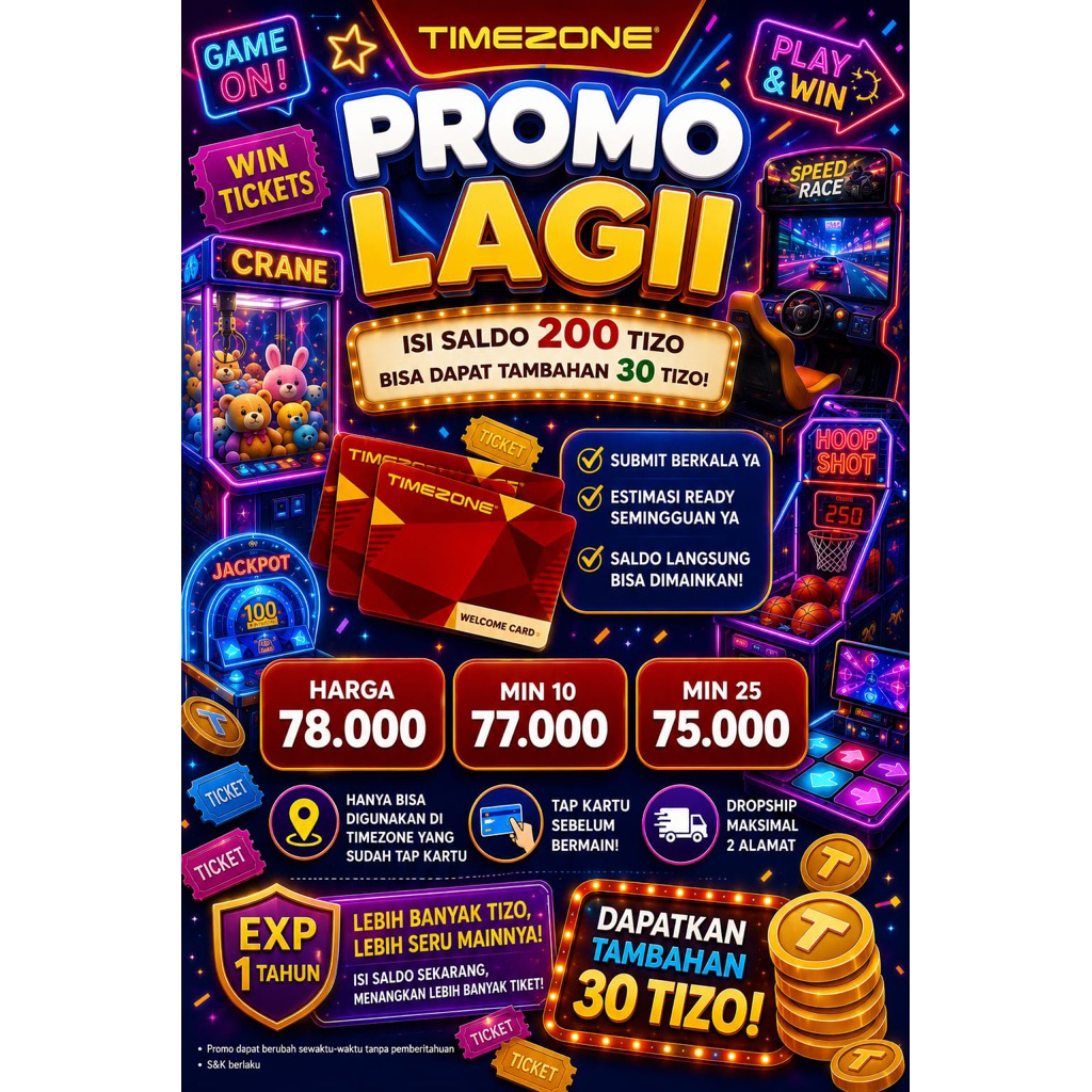 PROMO KARTU TIMEZONE/Top up timezone murah/Kartu Timezone Murah