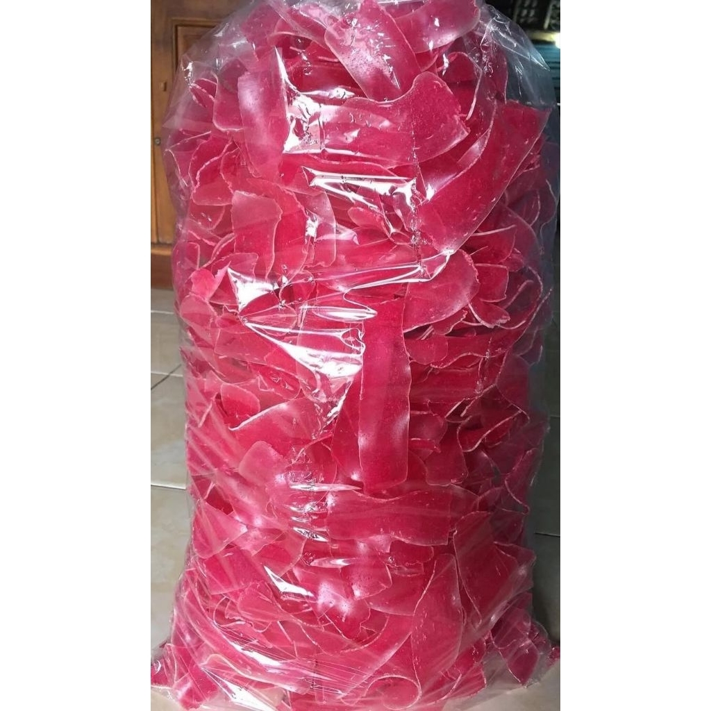 kerupuk merah khas padang (mentah)