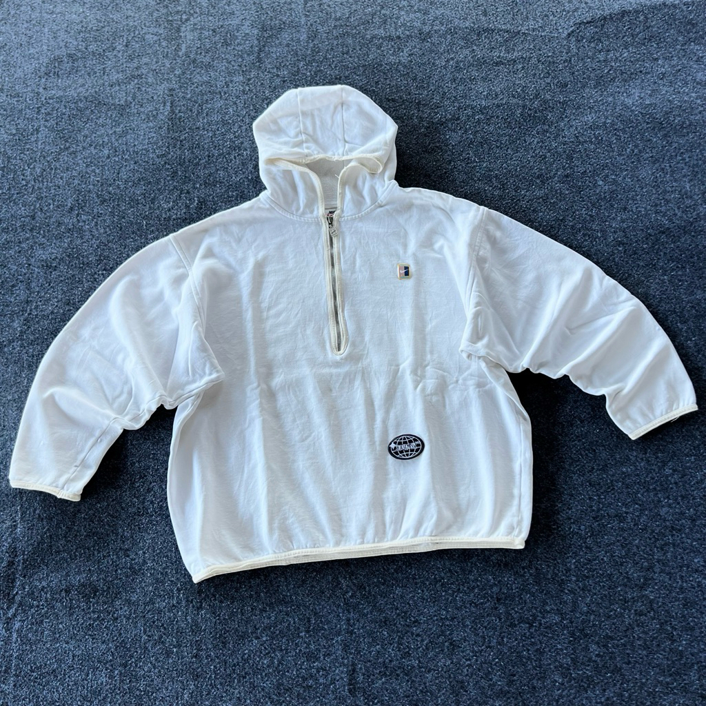 Vintage 90s 1/4 Zip NIKE Court Hoodie (Boxy Cut)