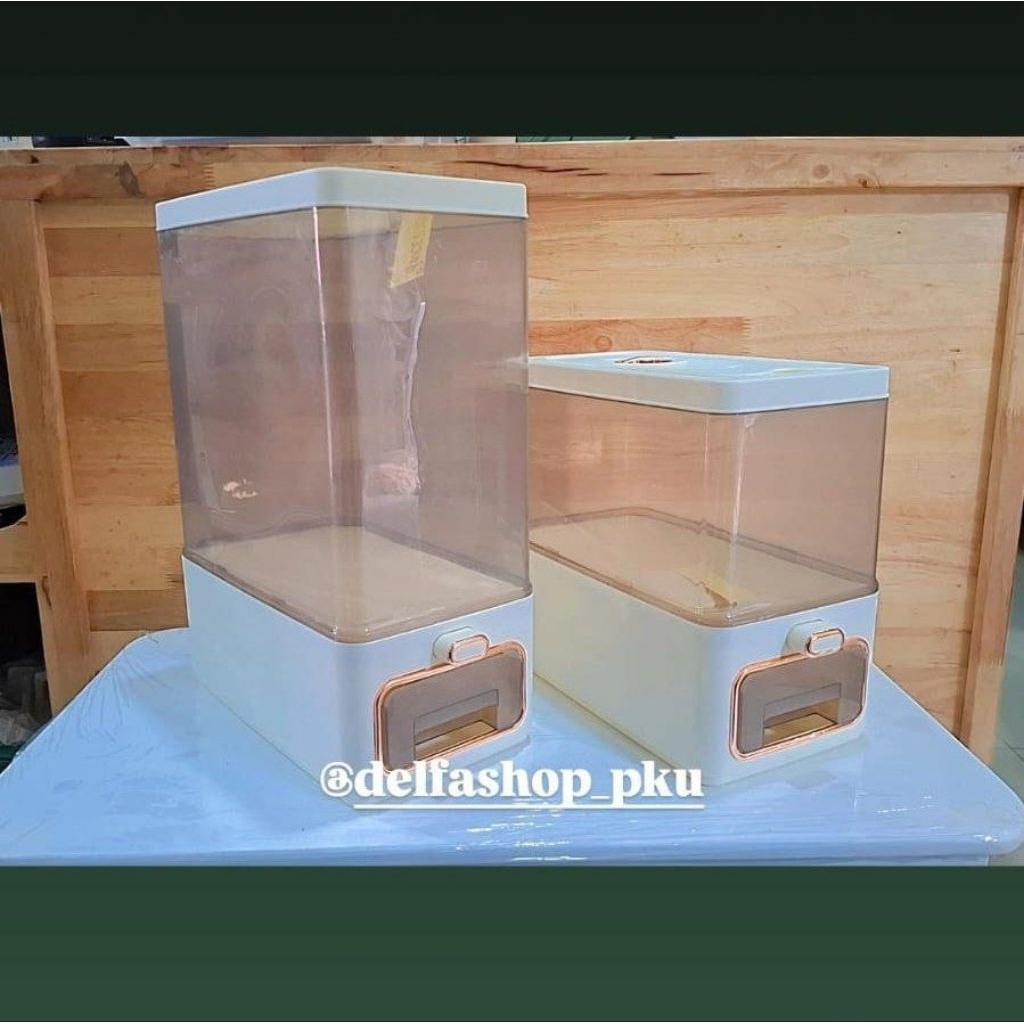 Dispenser beras otomatis- Dispenser Beras Otomatis Anti Kutu & Anti Lembab | Tempat Penyimpanan Bera