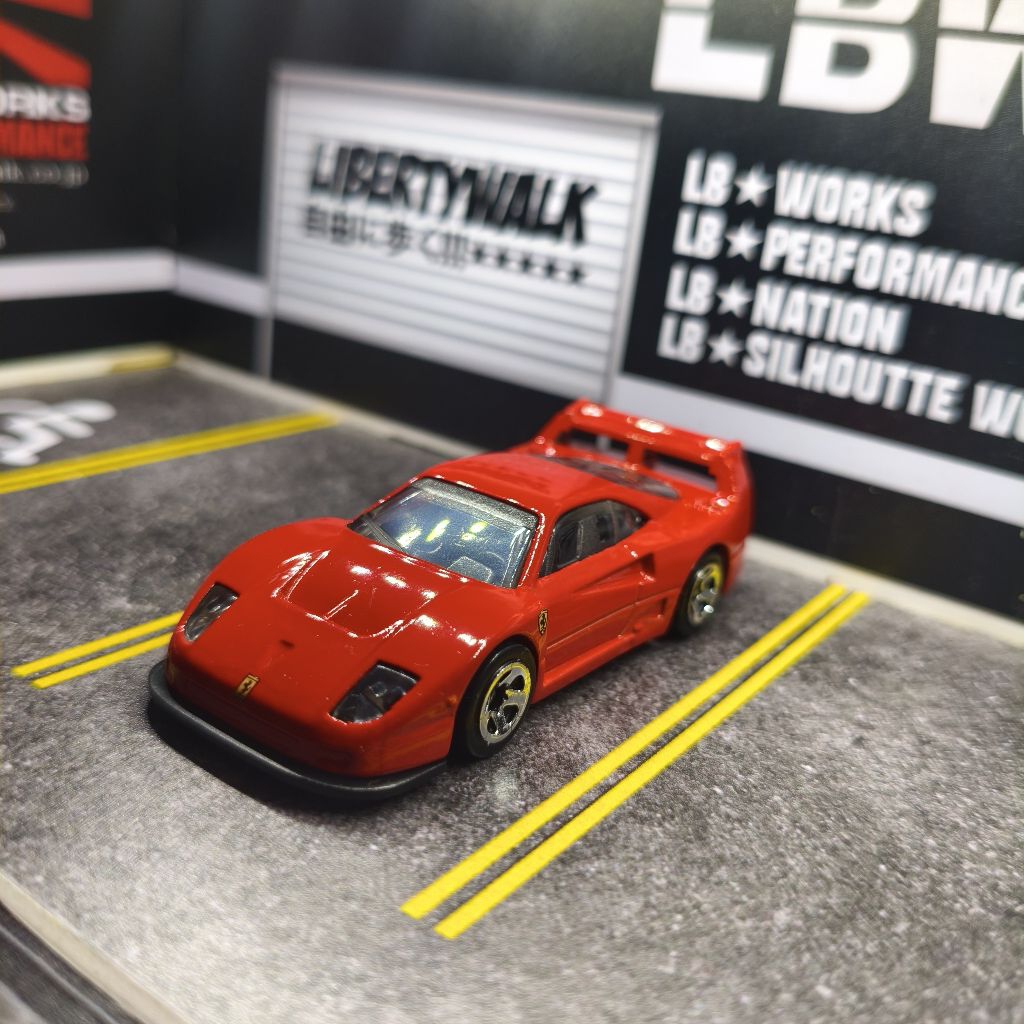 HotWheels Hot Wheels Loose Ferrari F40 Merah