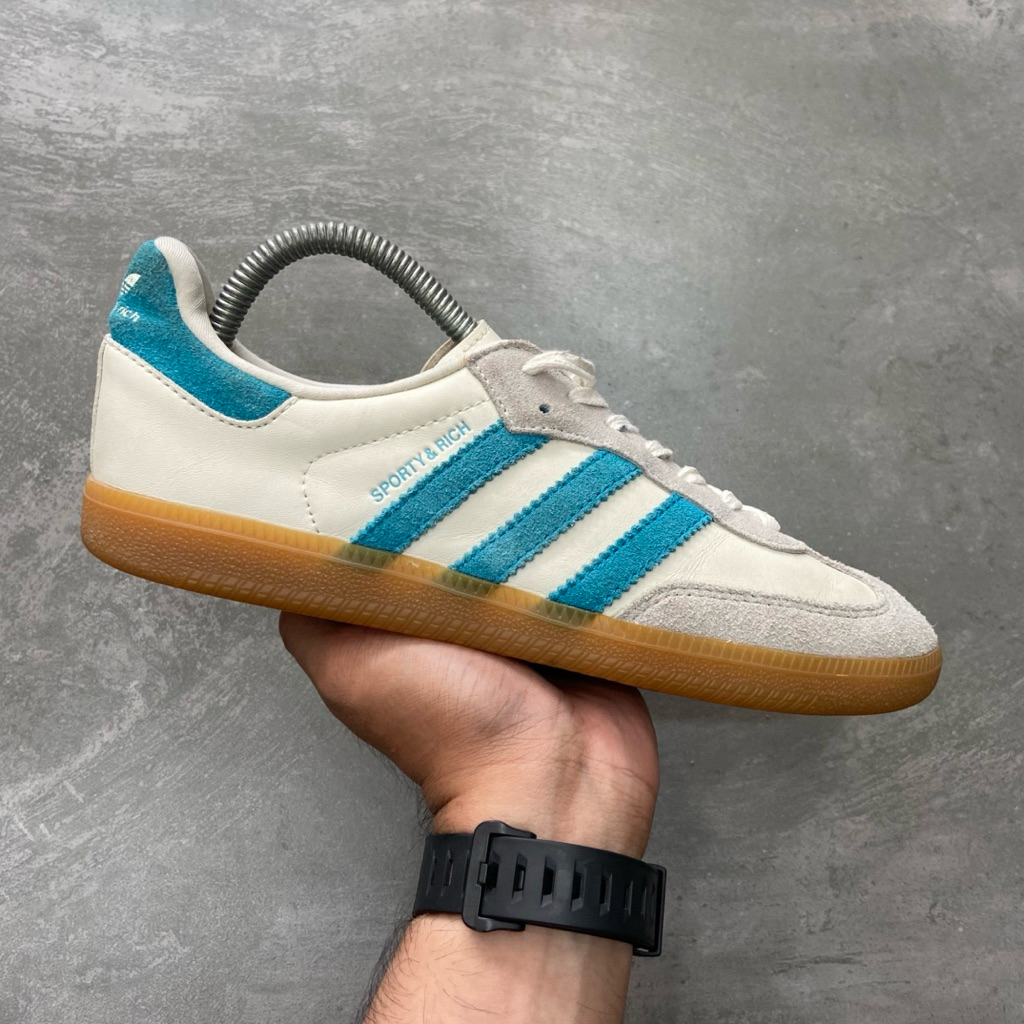 [Size 40] Sporty & Rich x Adidas Samba OG ‘Cream Blue’ (IE7096) Second Original Kondisi Mulus No Min