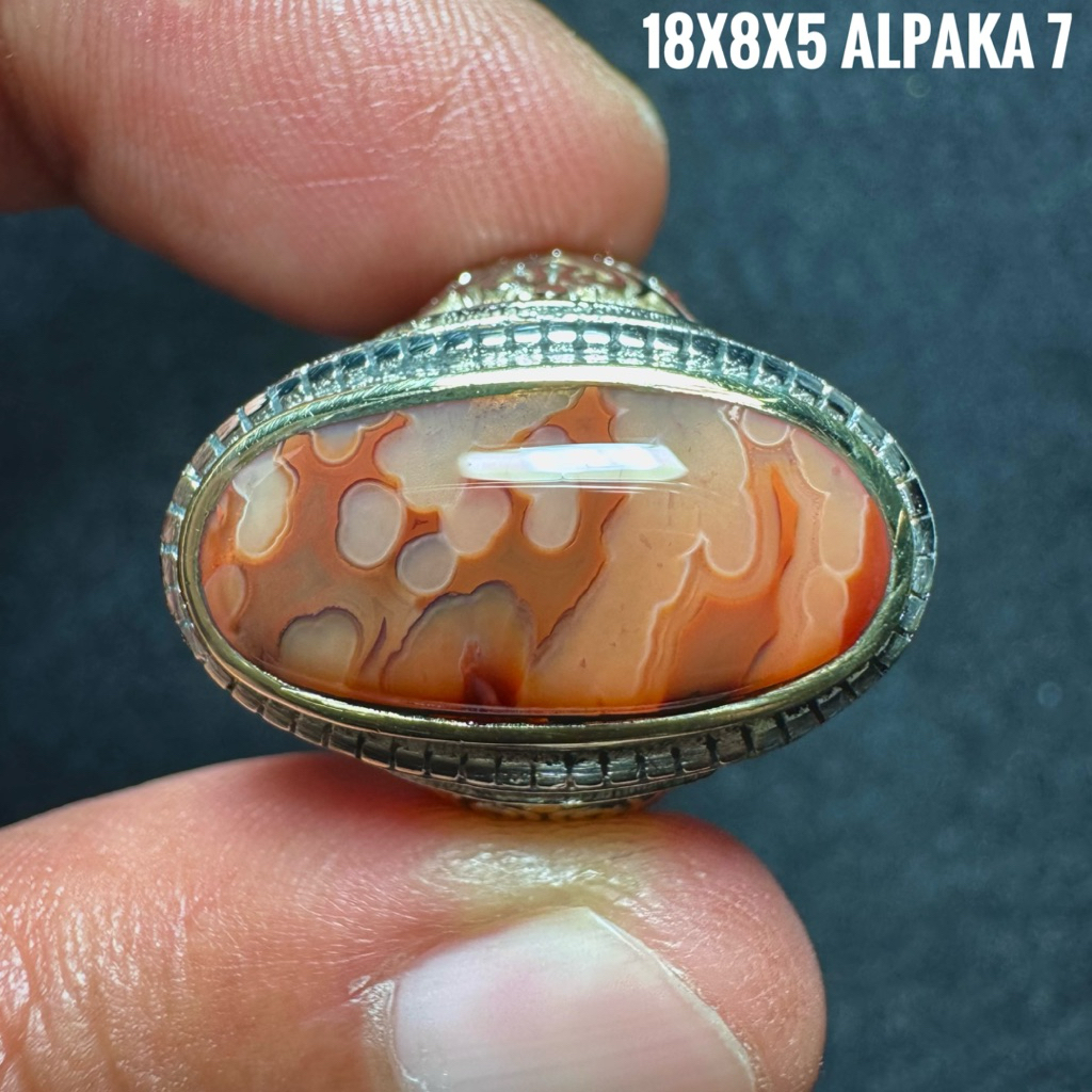 Cincin Batu Akik Natural Lafadz Allah