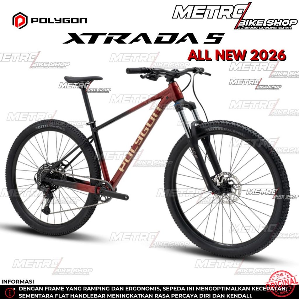 Polygon Xtrada 5 ALL NEW 2026 Sepeda gunung Sepeda MTB Sepeda XC Polygon Xtrada terbaru Strada 5