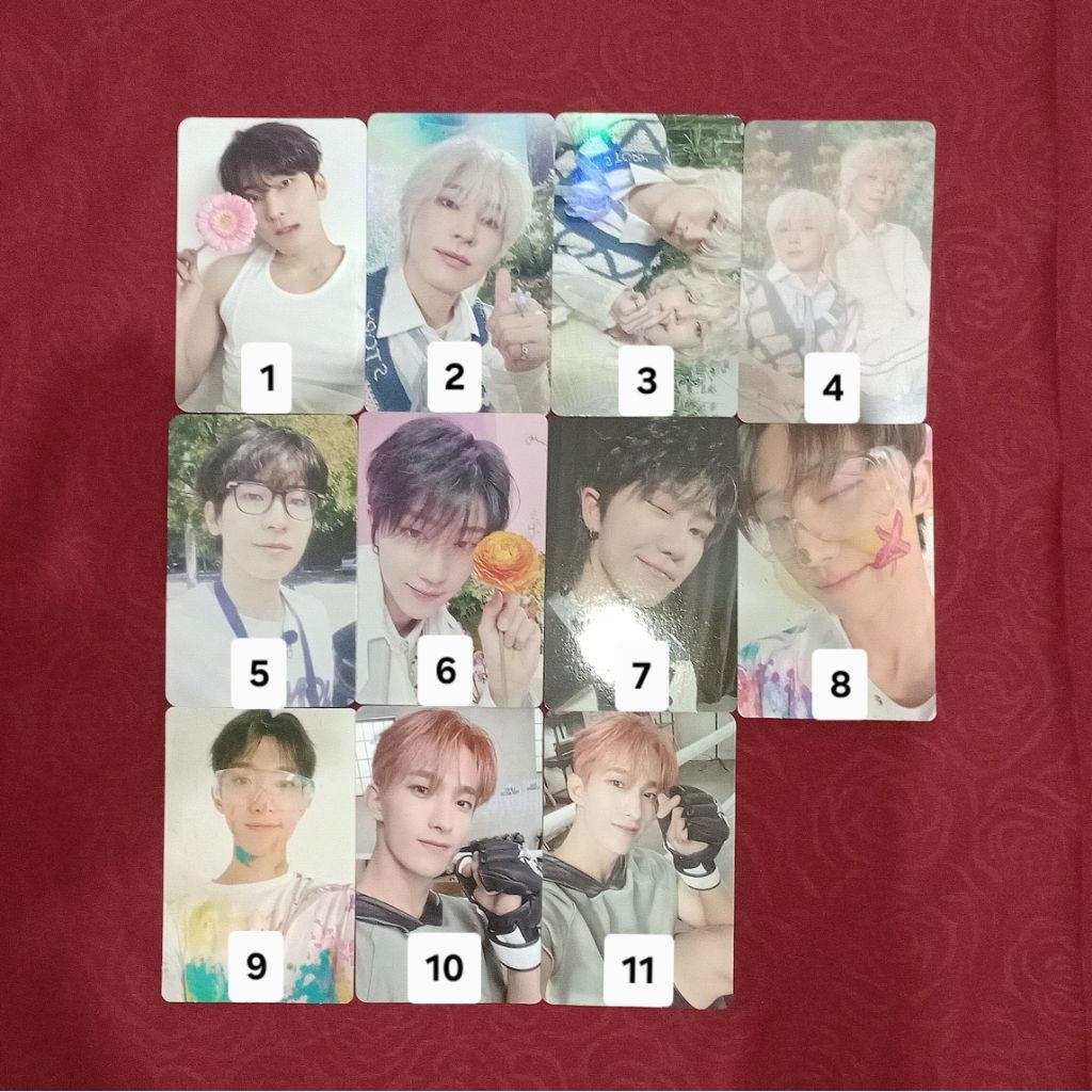 [READY] PHOTOCARD OFFICIAL SEVENTEEN WONWOO J×W THE8 DK DEAR THIS MAN NANA TOUR ALWAYS YOURS CARATLA