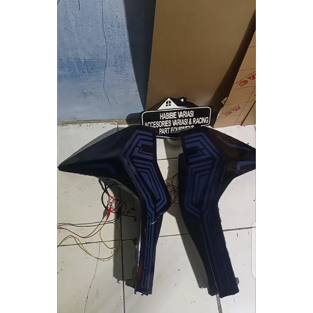 Stoplamp Pajero Sport 2016 Up.Modifikasi Custom Stoplamp Pajero Sport 2016-2025 New Led Mikha Smoke