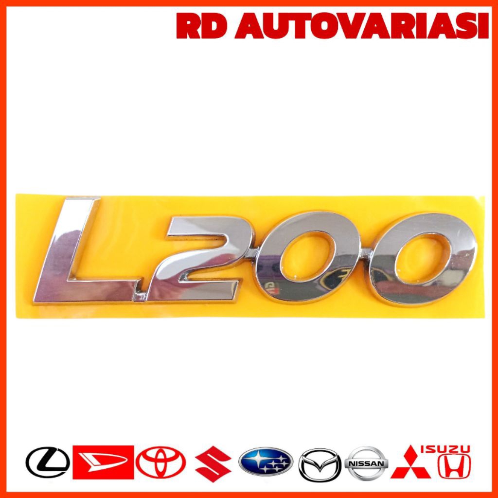 Emblem L200 Mitsubishi Strada Original