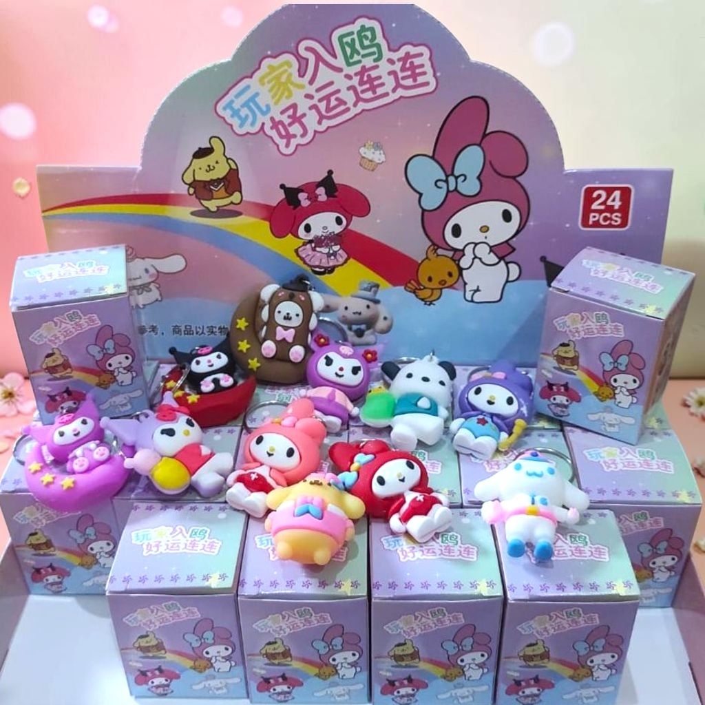 new Gantungan sanrio blind box/Blind Box gantungan sanrio random