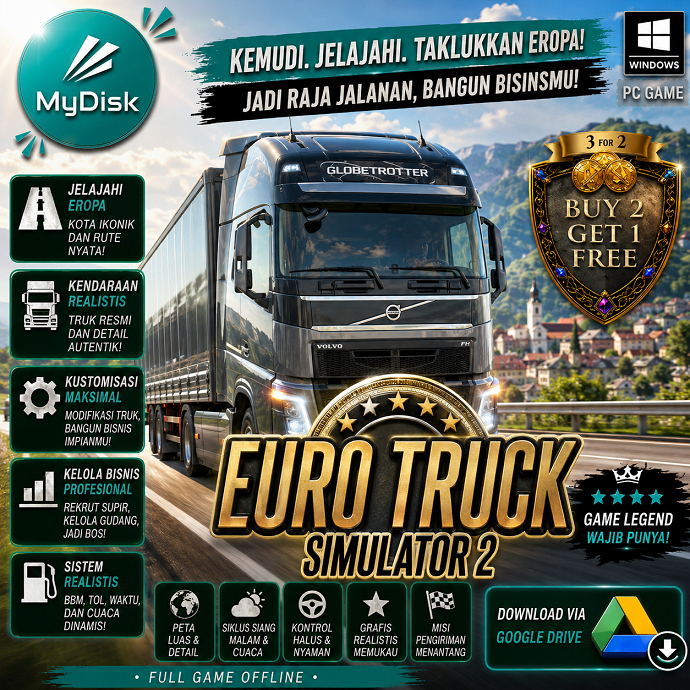 EURO TRUCK SIMULATOR 2 / ETS 2  - GAME PC