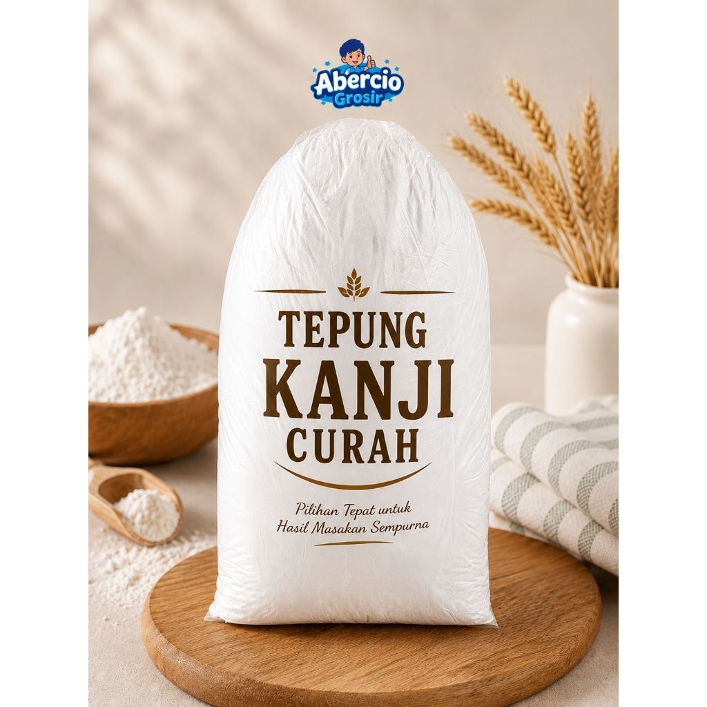 tepung kanji(tapioka) 1 KG repack, tepung aci curah, tepung kiloan