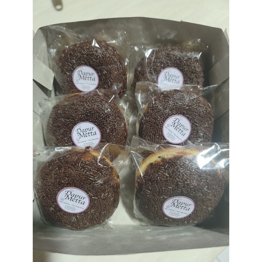 donat kentang coklat mesis