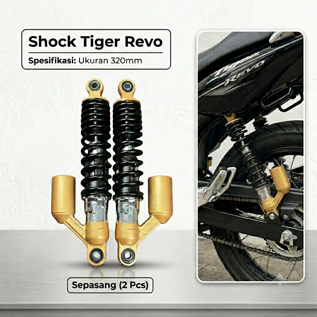 Skok Tiger Revo Shockbreaker Tirev Sports Day 320mm – PNP Tiger GL MP CB – Empuk & Kuat Touring Day
