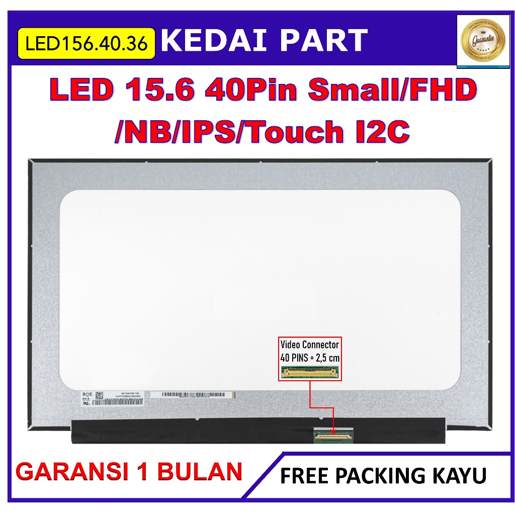 LCD LED Acer Aspire GO 15 AG15-21PT 15.6 Inch Full HD Touchscreen NV156FHM-T06
