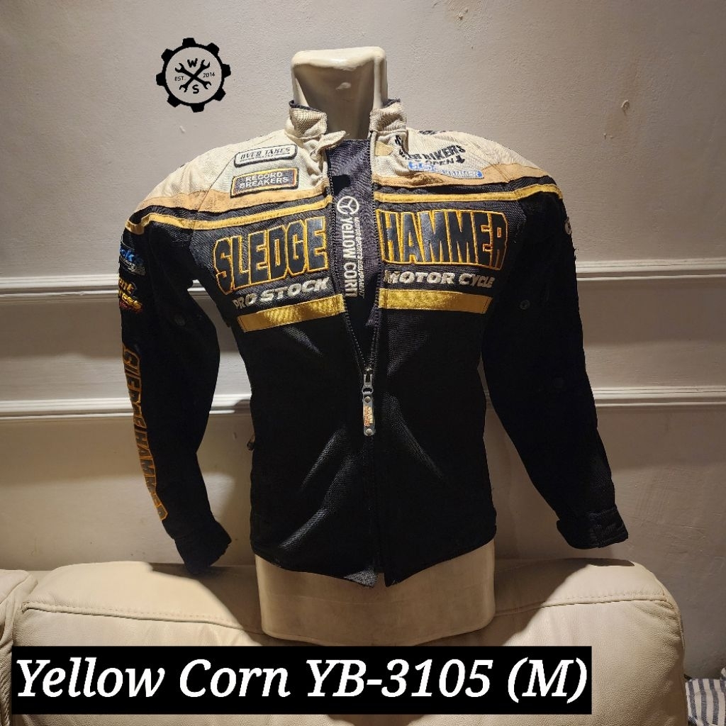 Jaket Protector Bikers Touring Motor Riding Yellow Corn Original YB 3105