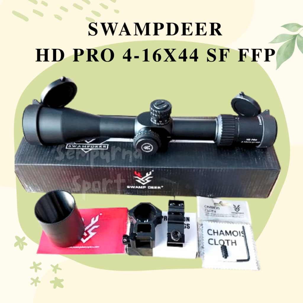 Teleskop SWAMPDEER HD PRO 4-16X44 SF FFP || Telescope Swampdeer terbaru 4-16X44 SF FFP - Swamp Deer