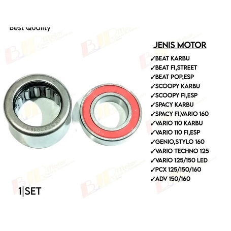 LAHAR PULLY BEARING LAHER PULLY BEAT/VARIO/SCOOPY/SPACY/PCX/ADV/GENIO/BEAT POP/BEAT / VARIO 160 / ST