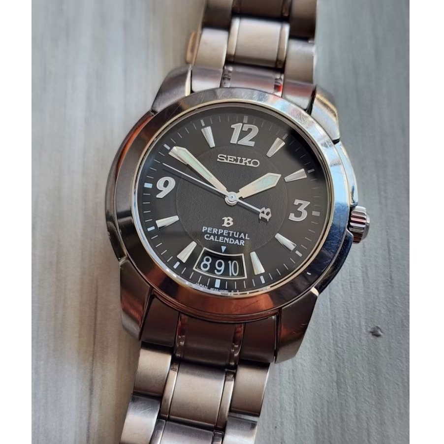 Seiko Brightz Titanium Perpetual Calendar 8F32-00N0 JDM Made In Japan RARE