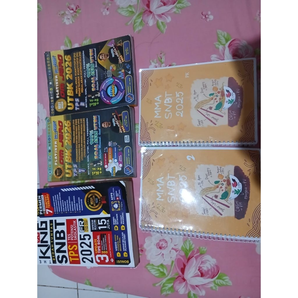 PRELOVED Buku Modul SNBT UTBK Wangsit Om Jero 2026, The King 2025, Mangkuk Mie Ayam 2026 (SECOND HAN