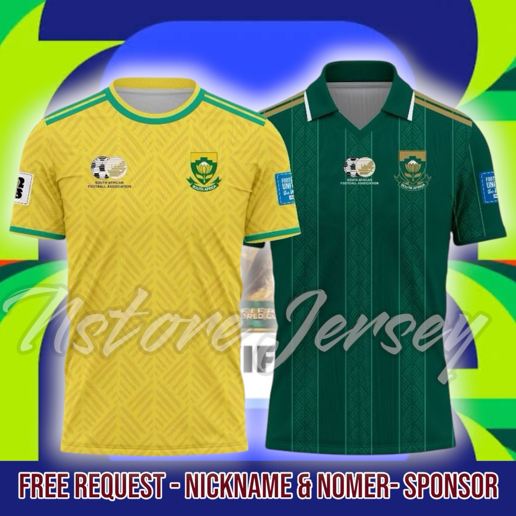 READY JERSEY AFRIKA SELATAN HOME AWAY PIALA DUNIA 2026
