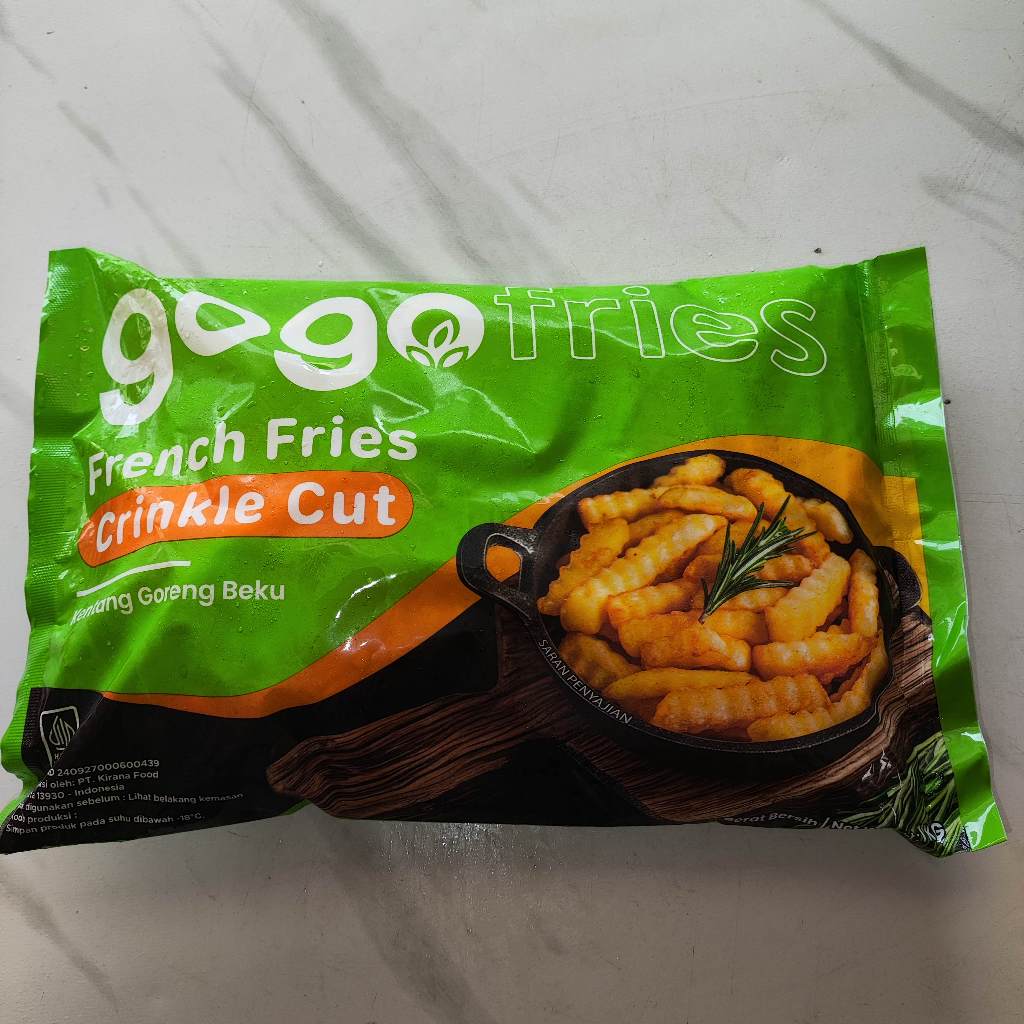 Kentang Goreng Beku Gogo Crinkle Cut 400gr - Crinkle Cut