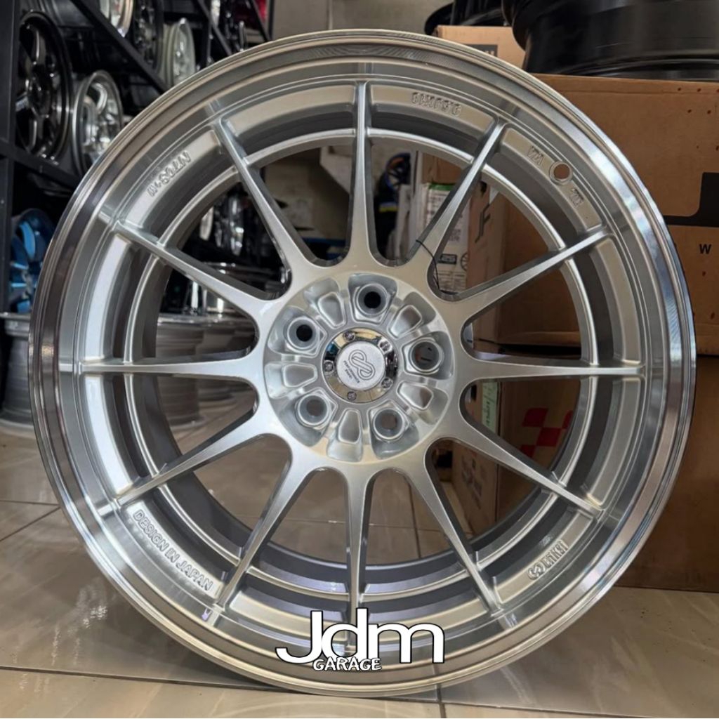 velg ENKEI SPIDER r18 lebar 9,5 pcd 5X114,3 et 22 mobil ring 18 pnp mobil r18 reborn venturer zenix 