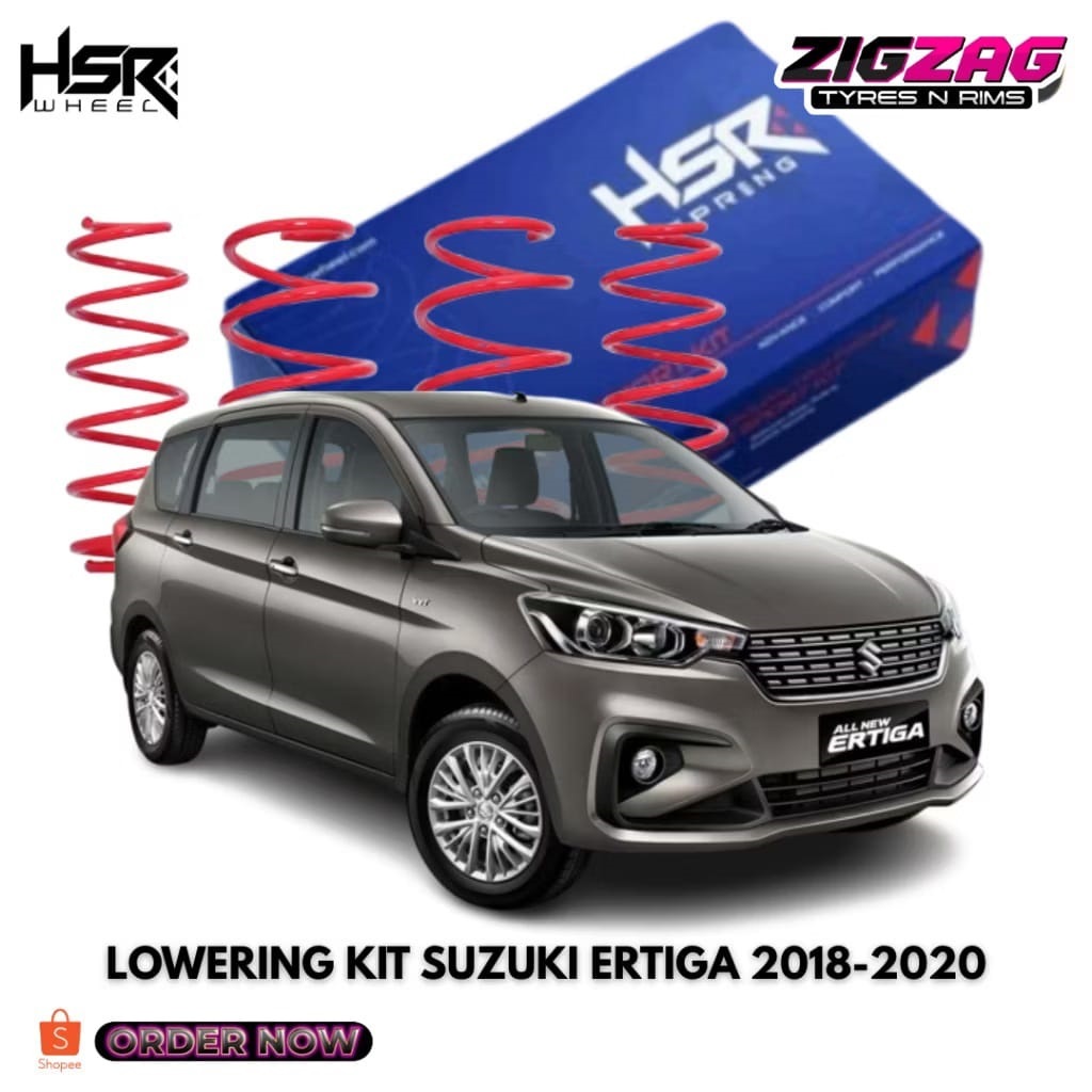 PER CEPER MOBIL ERTIGA LOWERING KIT HSR PNP MOBIL SUZUKI ERTIGA 2018 - 2020 PER CEPER HSR