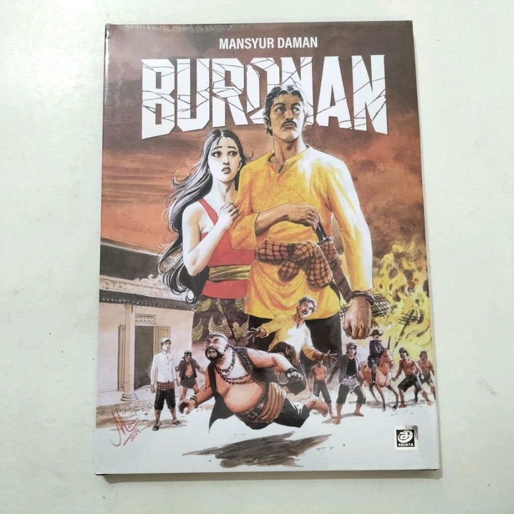 Komik Buronan (Edisi Cetak Ulang Lengkap - Hard Cover), karya Mansur Daman