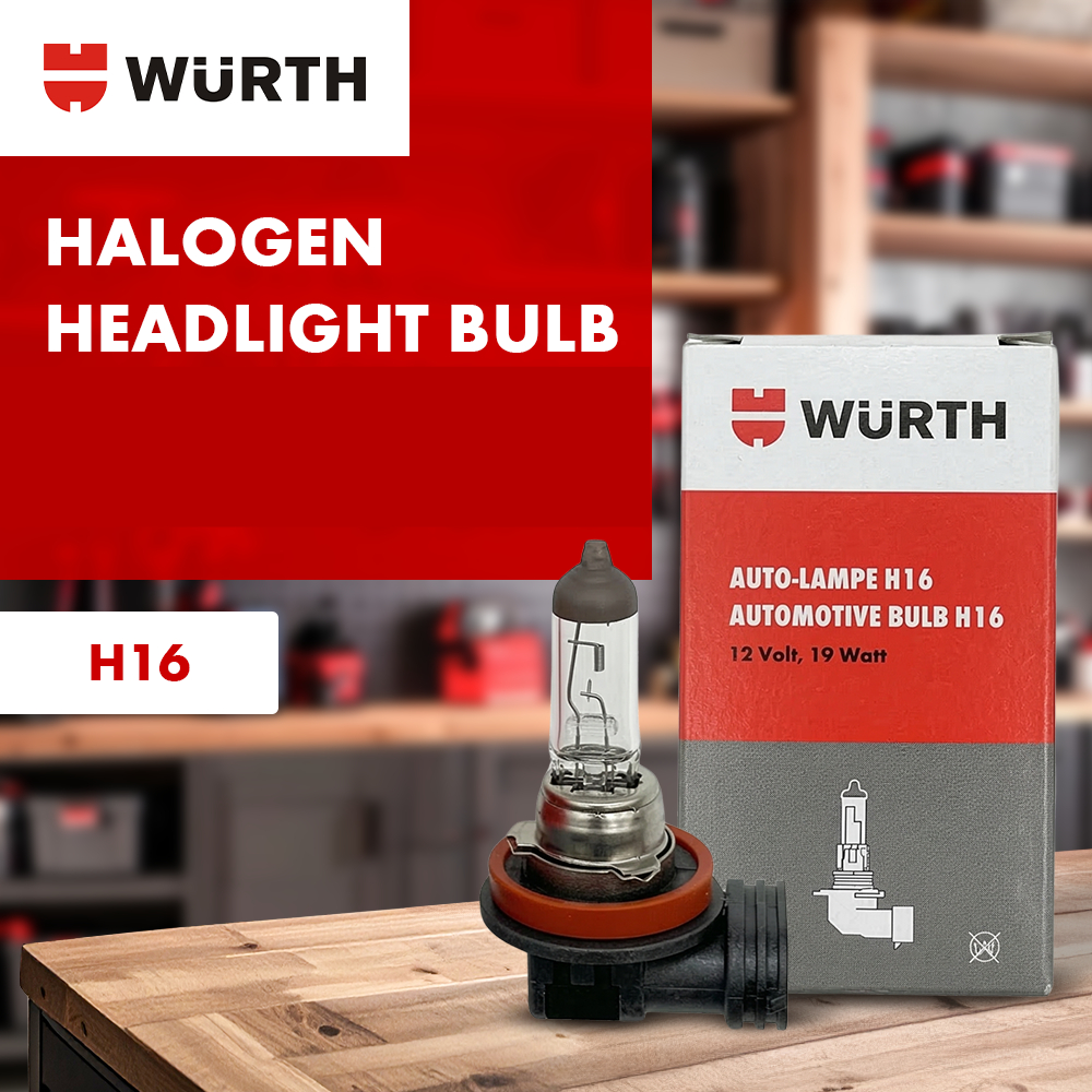 Wurth Halogen Headlight Bulb - Lampu Depan Mobil