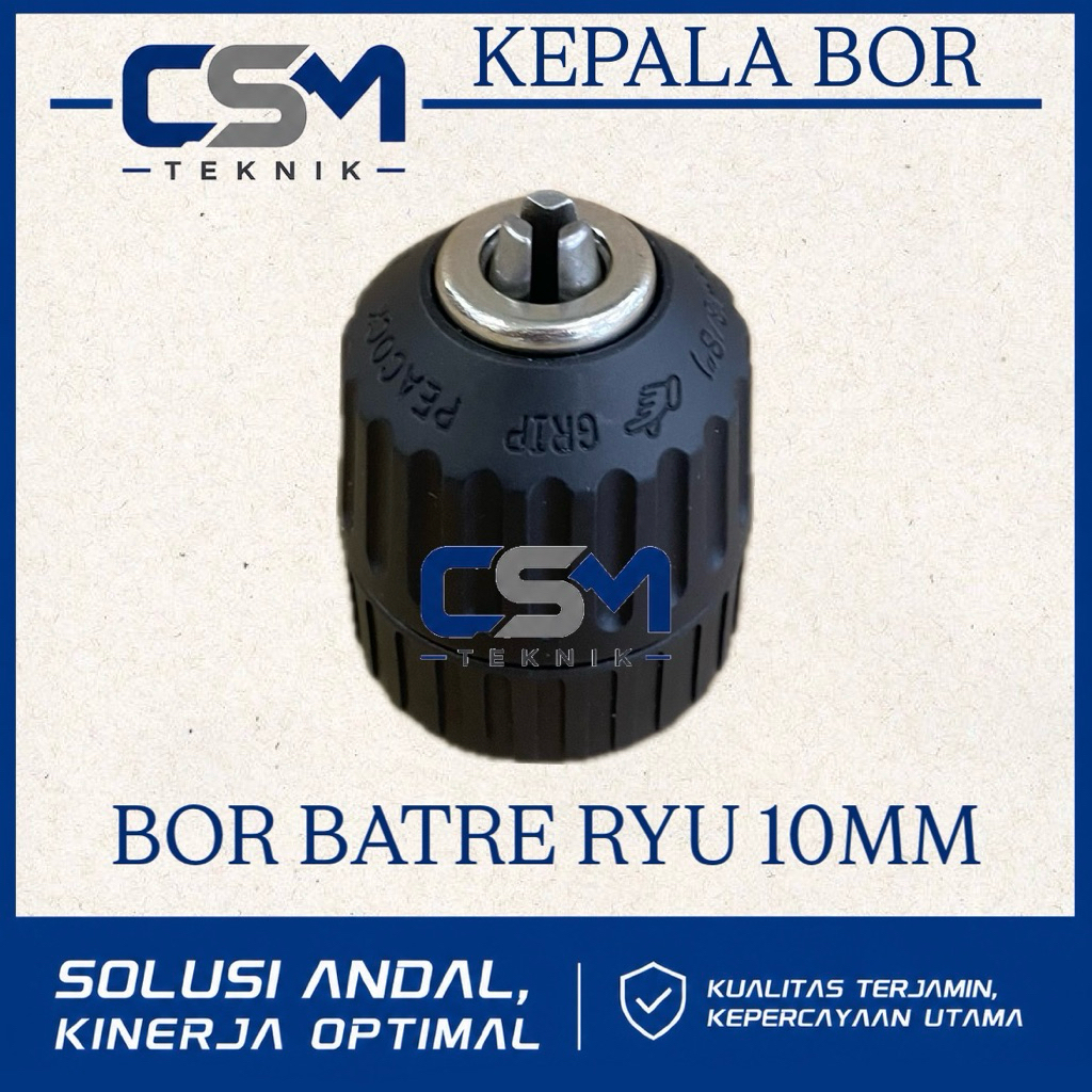 KEPALA BOR BATRE RYU 10MM