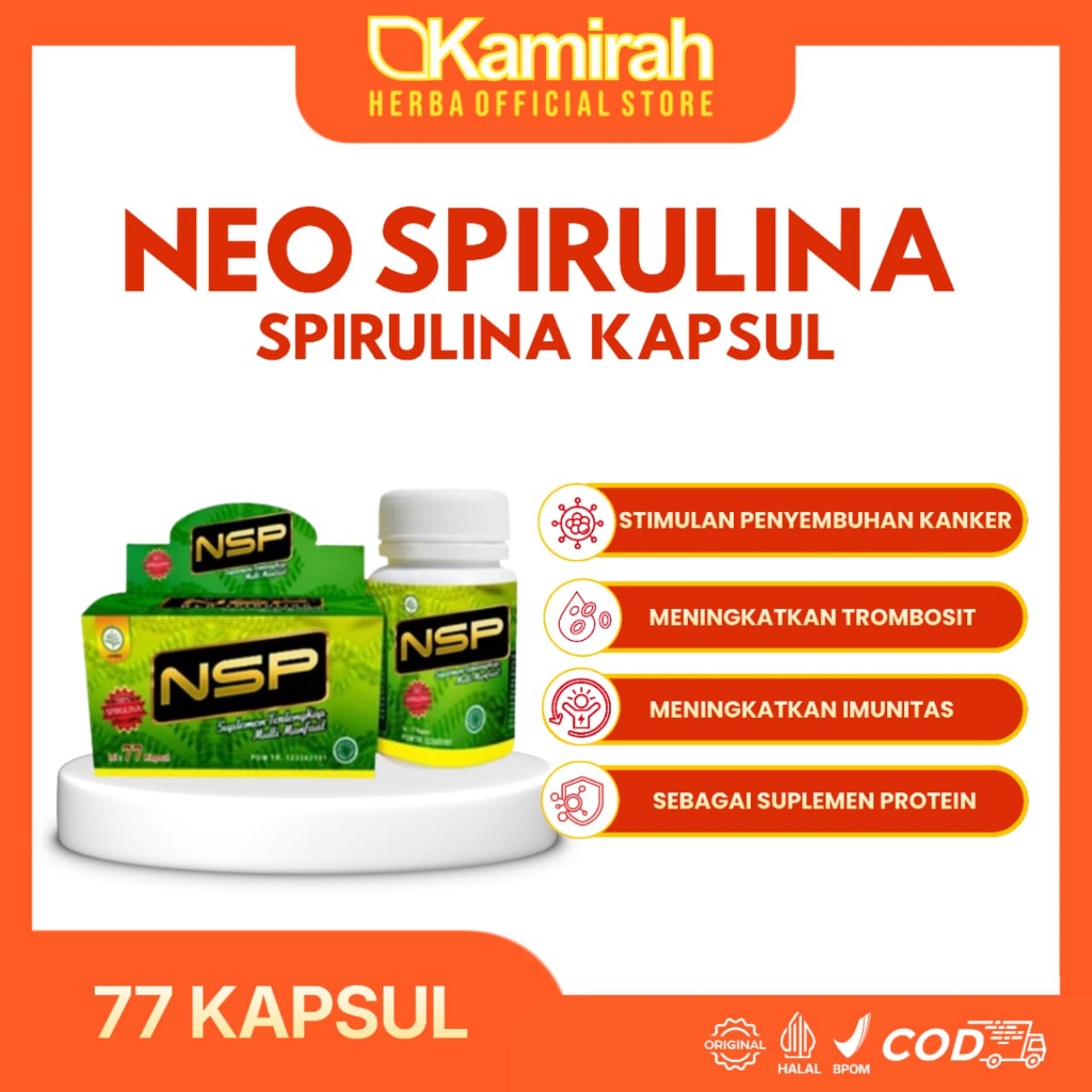NSP NEO SPIRULINA KAPSUL SPIRULINA