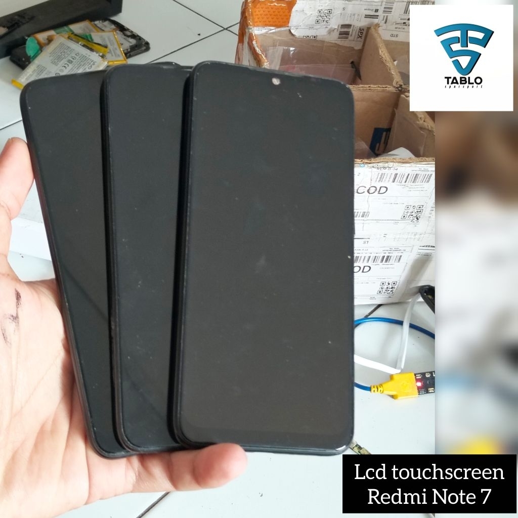 LCD touchscreen Xiaomi Redmi Note 7 original copotan hp