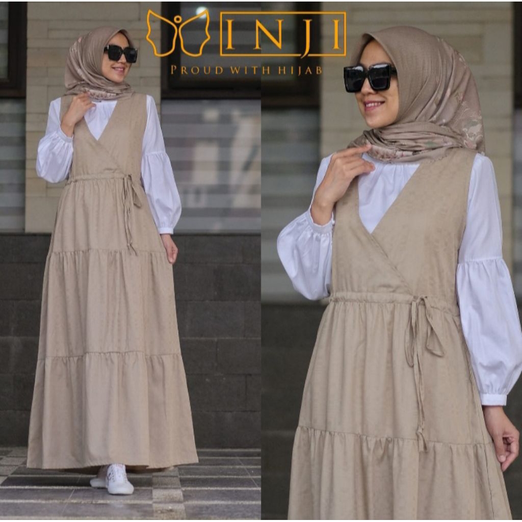 KAMARI SET DRESS OVERALL ORIGINAL BY INJI