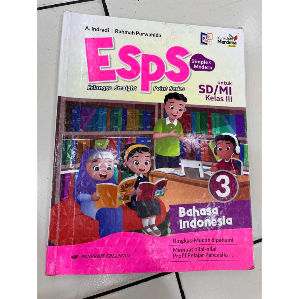 Preloves Buku ESPS Matematika, ESPS Pancasila, ESPS BHS Indonesia, ESPS IPAS Original