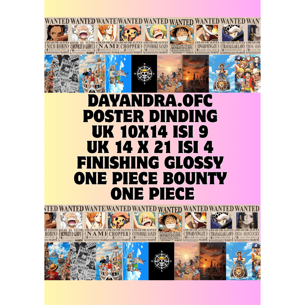 Poster One Piece Bounty