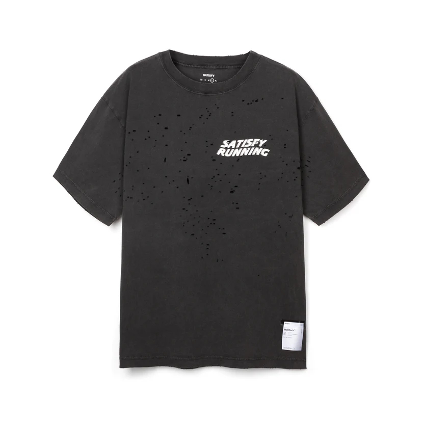 Tahirt - Satisfy MothTech Satisfy Running Aged Black