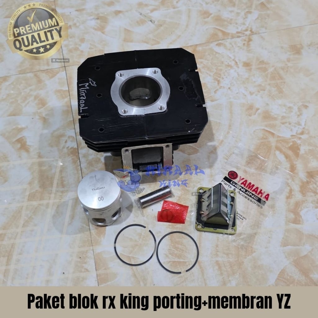 paket blok block boring porting RX king dan harmonika YZ siap pasang