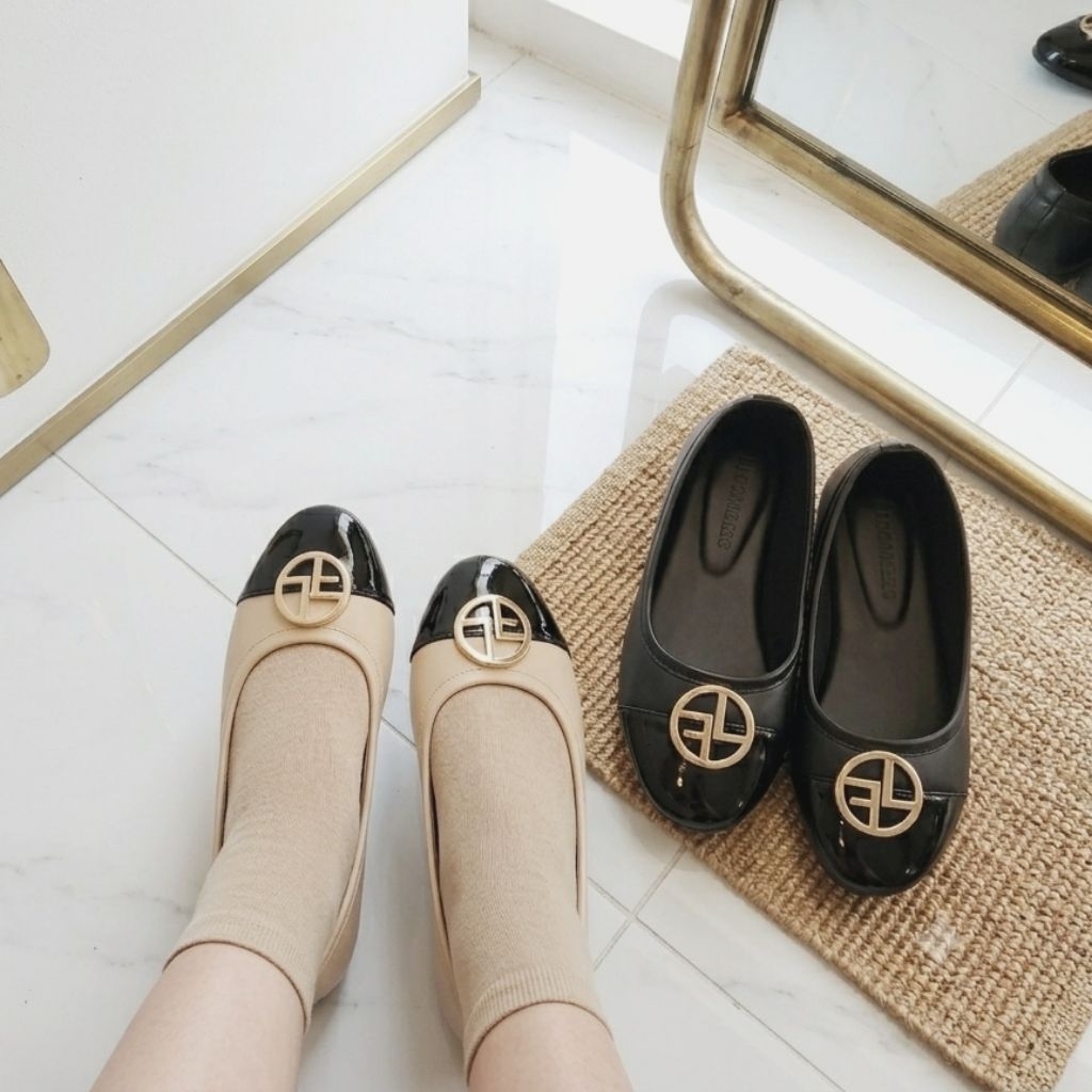 Bloomberg FLD - Sepatu Wanita Big Size Jumbo 41-45 - Flats Shoes Jumbo