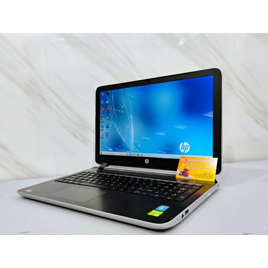 LAPTOP HP PAVILION NOTEBOOK 15 SECOND SIAP PAKAI
