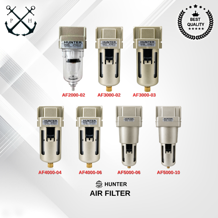 AIR FILTER HUNTER AF2000-02 AF3000-02 AF3000-03 AF4000-04 AF4000-06 AF5000-06 AF5000-10