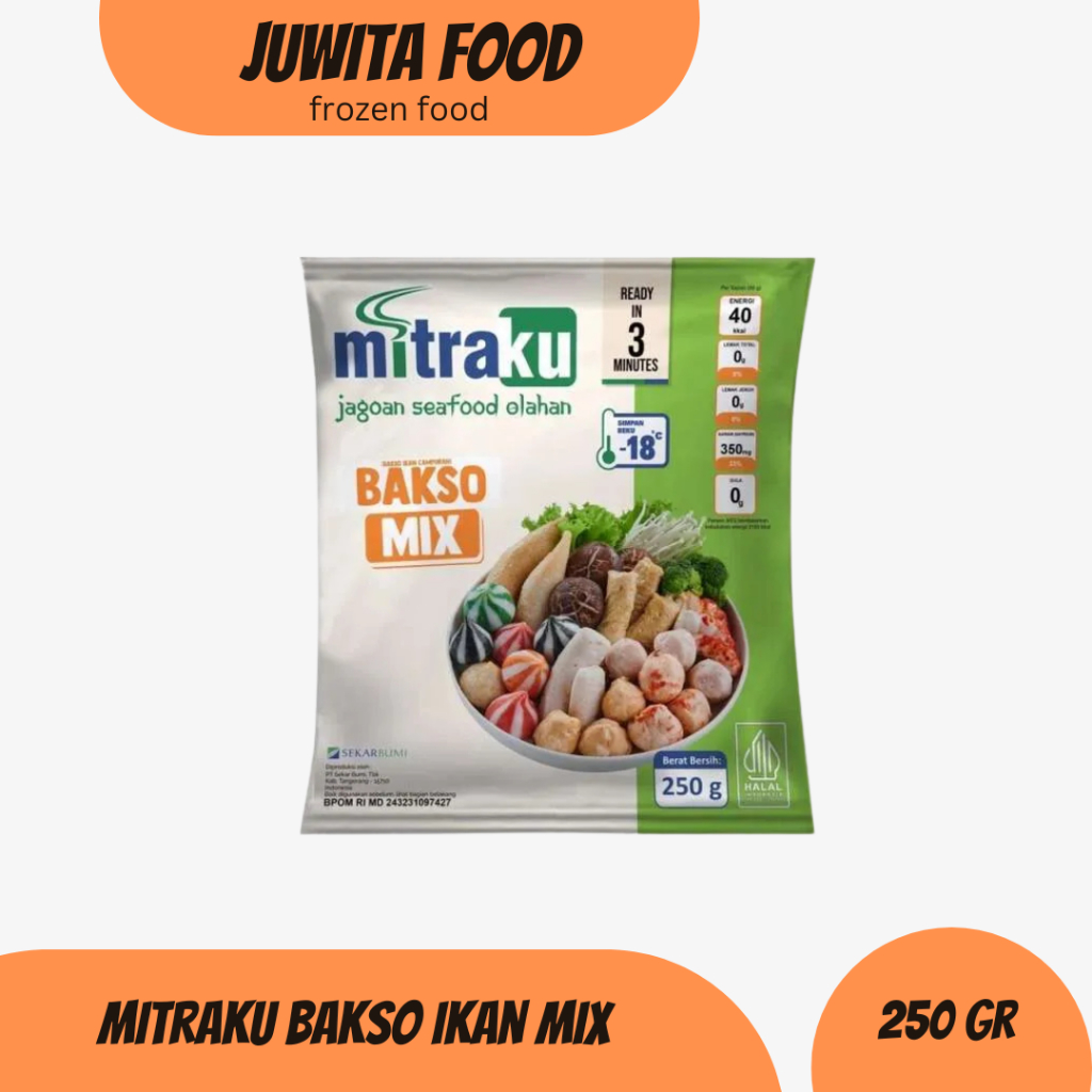 MitraKU Bakso Mix Seafood Olahan 500gr