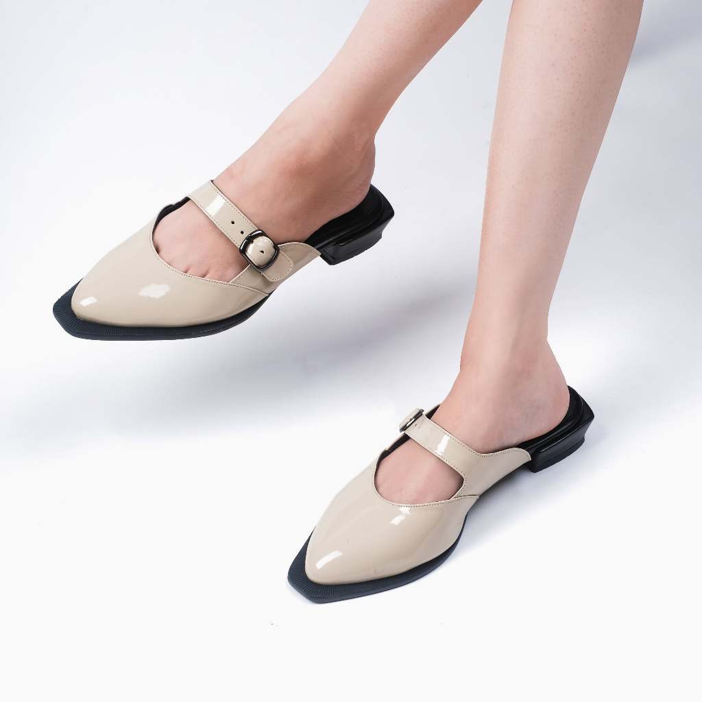 CEKHAS essential - Chelsea Cream Mules Wanita