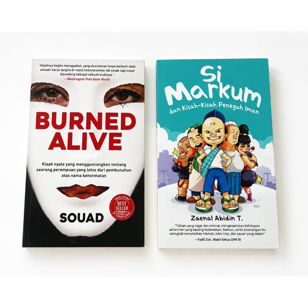 Bundling Novel Burned Alive dan Si Markum