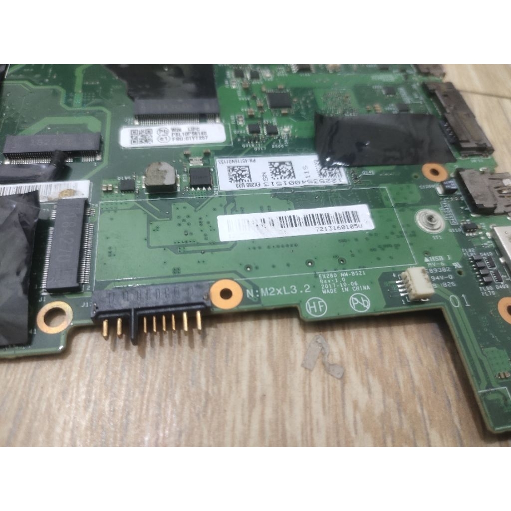 mainbord laptop lenovo thinpad x280 core i5 gen7