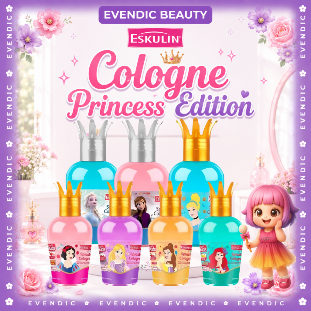 READY Eskulin Kids Spray Cologne Princess 60ml | Eskulin Kids Princess Splash Cologne 60ml | BPOM